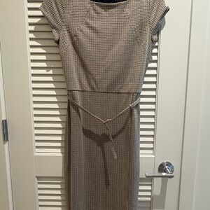 Houndstooth Suiting Dress